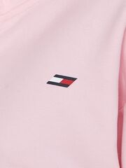 Женская теннисная куртка Tommy Hilfiger Relaxed Branded Zip Up Hoodie - pastel pink