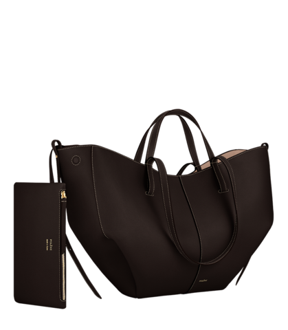 Сумка Polene Cyme EDITION TEXTURED EBONY