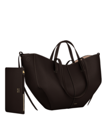 Сумка Polene Cyme EDITION TEXTURED EBONY