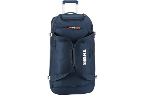 Картинка сумка на колесах Thule Crossover Rolling Duffel 87L тёмно-синяя - 4