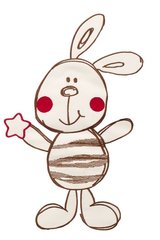 Комплект в кроватку 6 предметов Sestetto high CONIGLIETTO (beige)