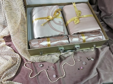 Постельное белье 2 спальное евро макси Luxe Dream Флер