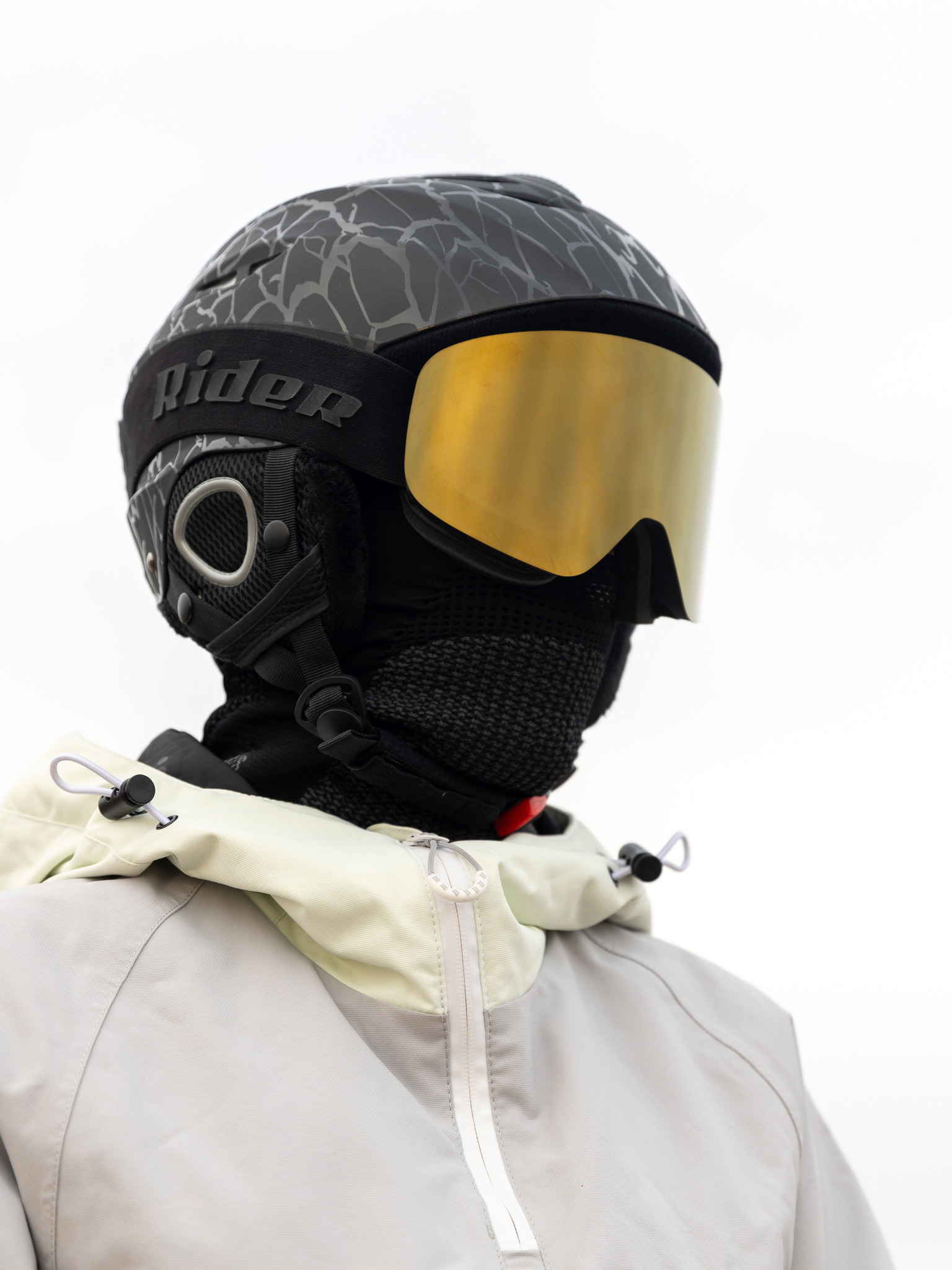 Маска горнолыжная EasyRider BLACK цвет золотой - Маски горнолыжные | iRide shop фото 3