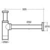 Сифон для раковины Ideal Standard E0079AA