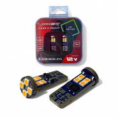 LED лампы Т10 (3030) 12SMD Canbus Yellow