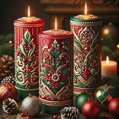 краска для свечей Candle Paint 29 зеленая сосна 50мл