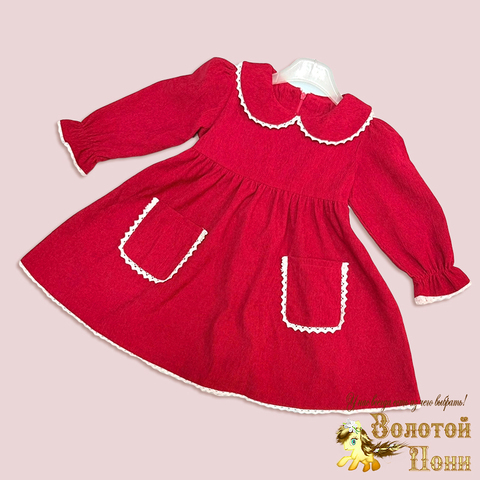Платье вельвет детское (2-7) 250928-D7072