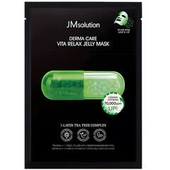 JMsolution Derma Care Vita Relax Jelly Mask тканевая маска с чайным деревом и желирующей эссенцией