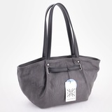 Сумка Саломея 341 македония серый + черный