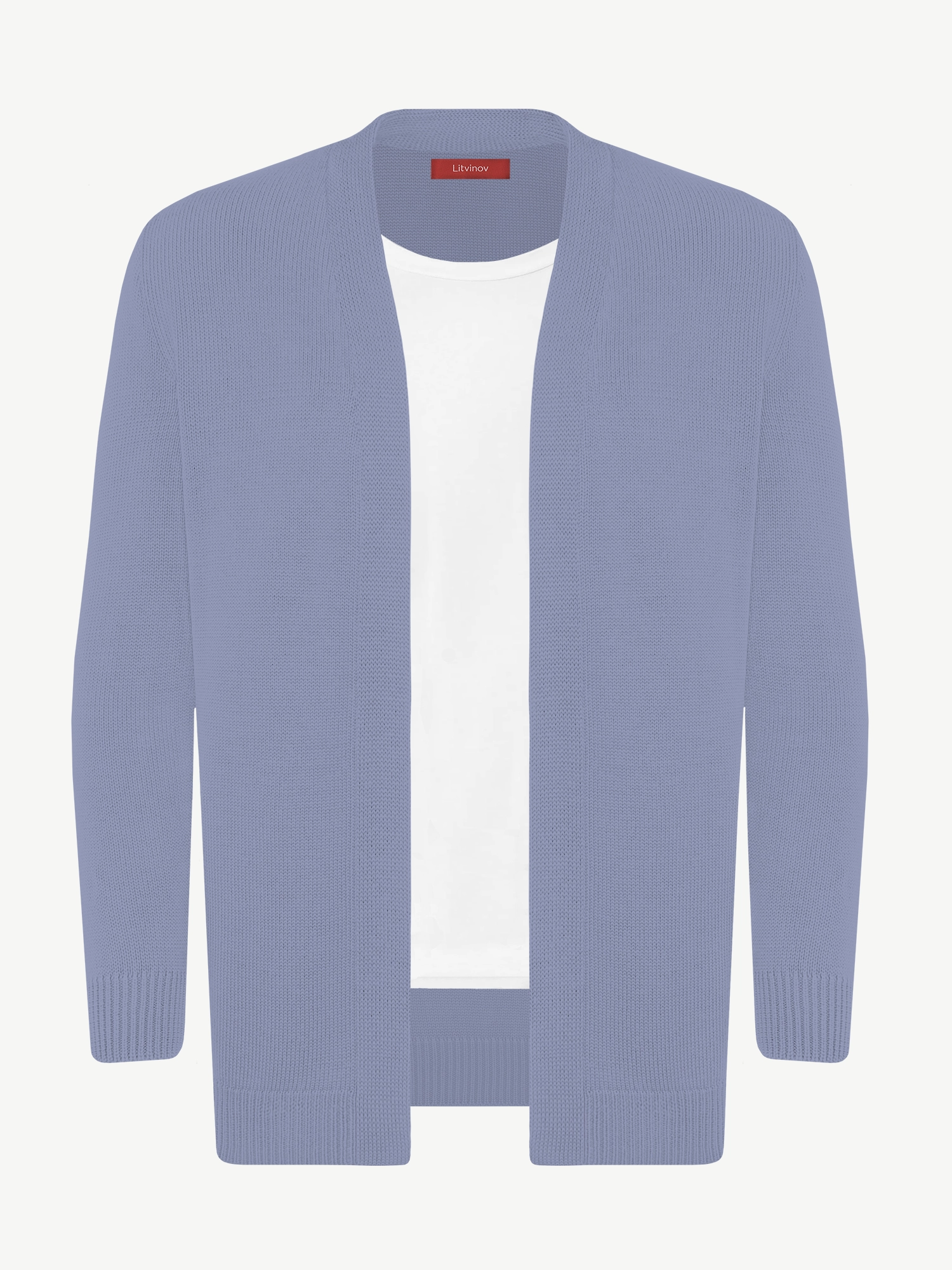 Кардиган с планкой из кашемира