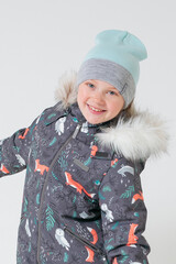 шапка  для девочки  КВ 20177/21ш/светлая бирюза,св.серый меланж