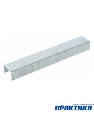 Скобы ПРАКТИКА для степлера, серия Эксперт, 14 мм, Тип 53, толщина 0,74 мм, ширина 11,4 мм (775-402)