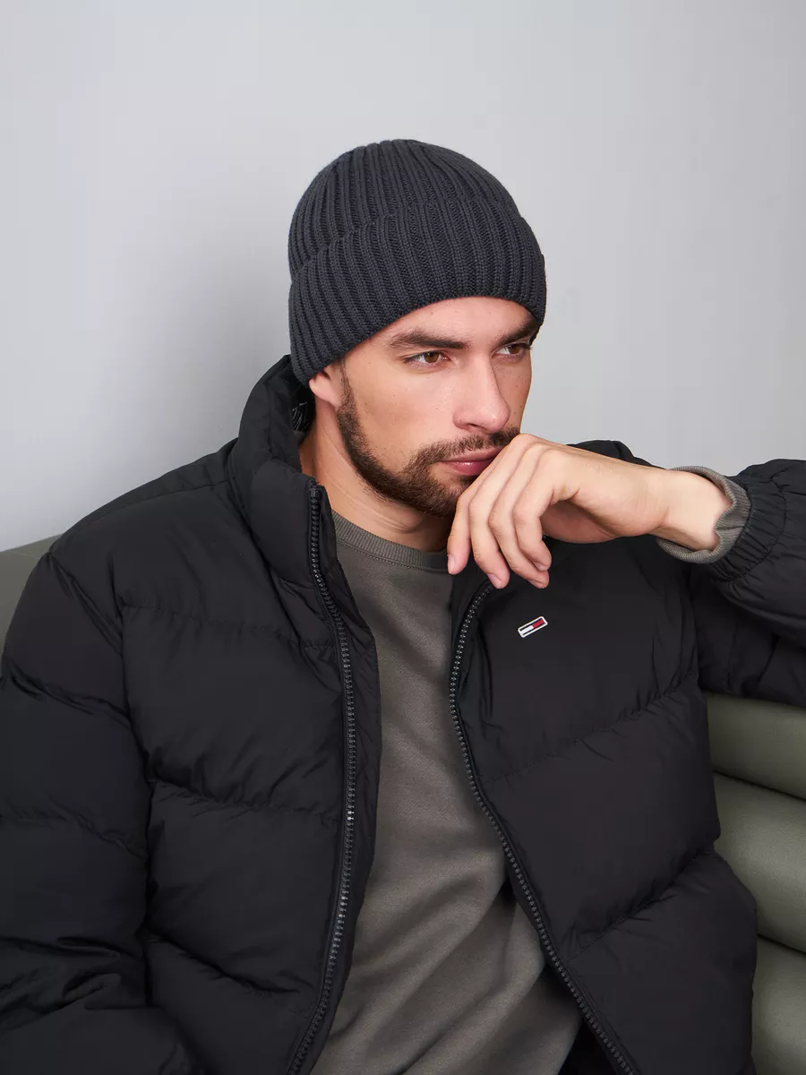 Шапка бини зимняя весенняя с флисом