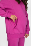 Утепленный спортивный костюм для беременных и кормящих 15154 фуксия