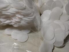 Вафельные Круги для Декора Торта Оптом 2400 шт, d=3.8 см (тонкая вафельная бумага)