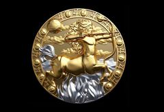 Силиконовый молд Знак зодиака Стрелец 3 см