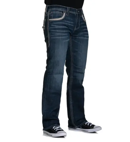 Affliction | Джинсы мужские Blake Alder Jeans Long 110RS313L справа