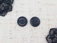 Пуговицы костюмные, d 1,8 см, чёрный