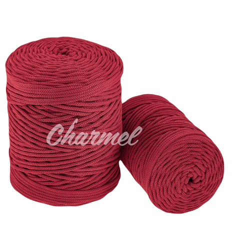 Red polyester cord 4 mm