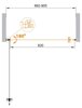 Душевая дверь в нишу Cezares ECO-O-B-1 ECO-O-B-1-95-C-Cr