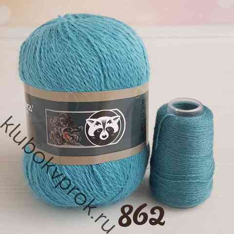 ПУХ НОРКИ 862, Бирюзовый