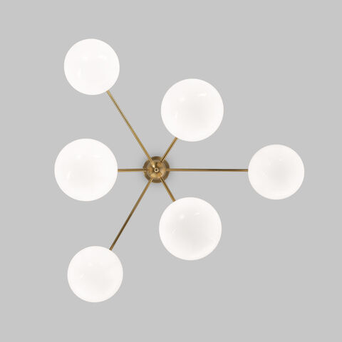 Потолочная люстра Eurosvet Marbella 60147/6 латунь