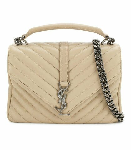 Сумка Saint Laurent College Monogram Medium кремовый