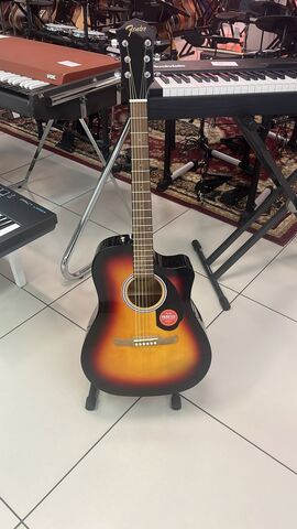 FENDER FA-125CE Dreadnought Sunburst w/Fishman электроакустическая гитара, цвет санберст