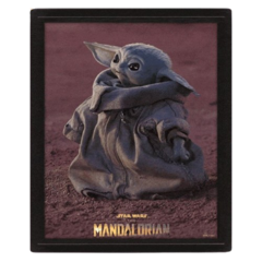 Постер 3D Star Wars The Mandalorian Grogu