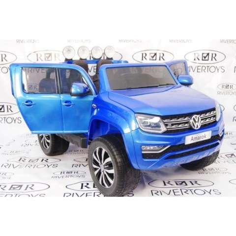 Электромобиль Rivertoys Volkswagen Amarok M999MM-BLUE-GLANEC (синий глянец)