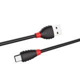 Кабель USB - Type-C 3A HOCO X27 1,2м (120 см) (Черный)