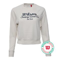 Женская теннисная куртка Wilson Sideline Crew - sandrift