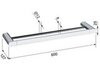 REMER LN33RL Полотенцедержатель двойной латунный 60 см lounge