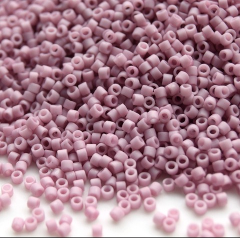 DB-0355 Бисер цилиндрический Миюки делика 11/0 /Miyuki delica 11/0 Opaque Matte Dusty Orchid