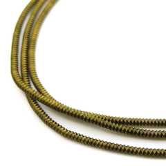 Канитель мягкая, гладкая, KAN/MF, 1 мм, глянец, графит