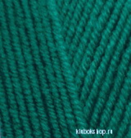 Пряжа Lanagold (Alize) 507 Античный зеленый, фото