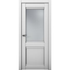 Купить Межкомнатная дверь эмалит Co 12.1 Кобальт манхэттен стекло сатинат