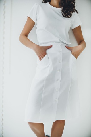 Юбка м73 сансара белый