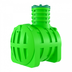 Емкость подземная пищевая Мультпласт ДПВ3000 3000 л. горизонтальная (1700x1500x2385см;108кг;зеленый) - арт.555434.61