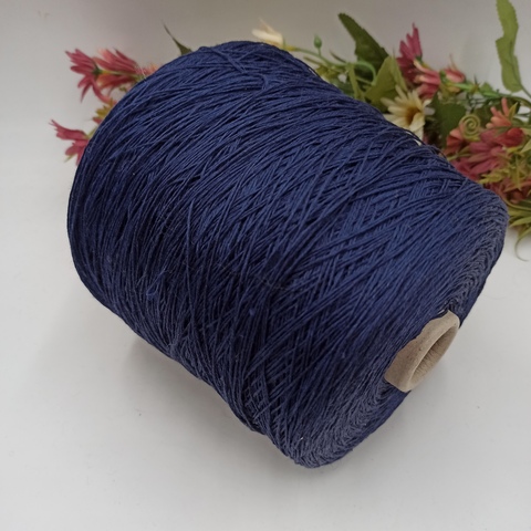 Лен Lino фабрика Loro Piana Темно синий 500м/100гр