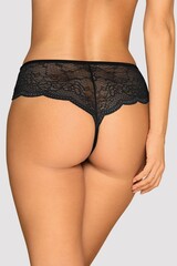 Трусы бразилиана с открытой ластовицей OBSESSIVE PEARLOVE Panties crotchless