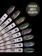 Гель-лак дизайн (Gel polish YUKI) #03, 5 ml