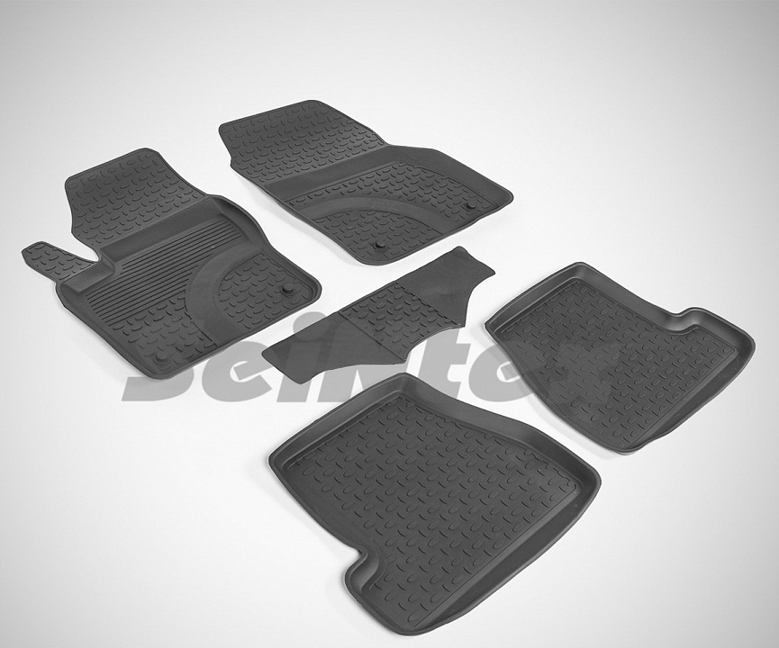 Резиновые коврики FORD FOCUS III с выс. бор. (компл)