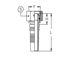 Фитинг DN 25 BSP (Г) 1.1/4 Interlock TIEFFE