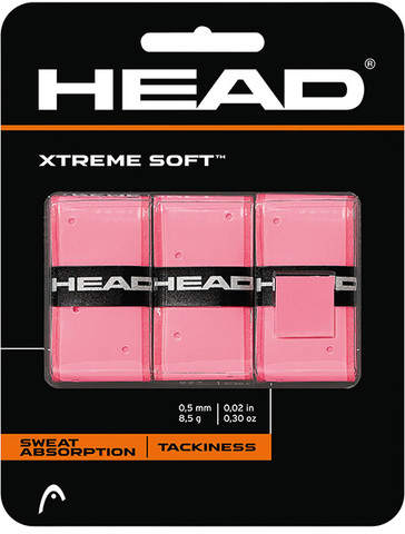 Намотки теннисные Head Xtremesoft pink 3P