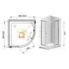 Душевой уголок Cezares ANIMA R-1 ANIMA-W-R-1-90-P-Cr
