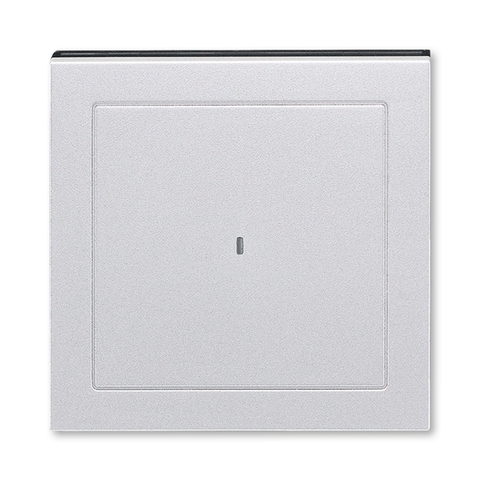 Лицевая панель карточного выключателя. Цвет Серебро / дымчатый. ABB. Levit(Левит). 2CHH590700A4070