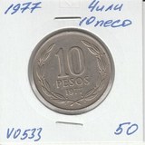 V0533 1977 Чили 10 песо