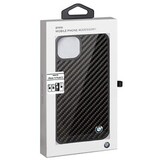 Карбоновый чехол BMW для iPhone 14 Plus (Черный)