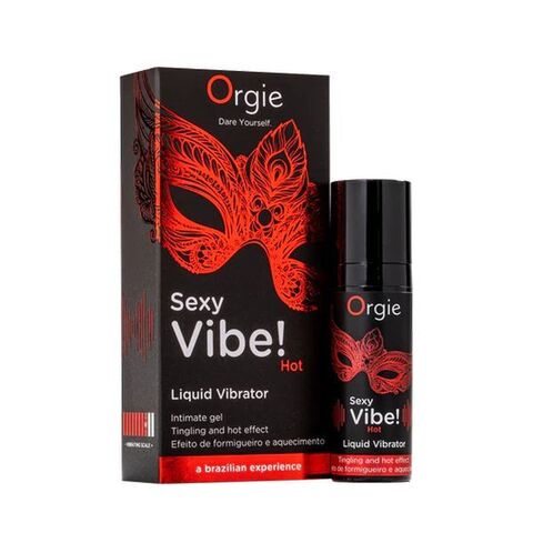Orgie Sexy Vibe Hot, 15ml Гель с разогревающим и вибрирующим эффектом